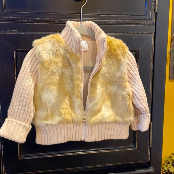 Baby Gap fur jacket - Picture 1 of 4